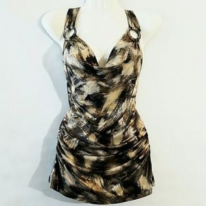 Silver & Gold Dress Top